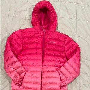 Eddie Bauer Pink Puffer Jacket Quilted Insulated Coat *REVERSIBLE*